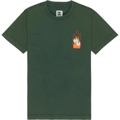 тениска,мъжки,тениски,дамски,тениски,dc,shoes,burning,dice,short,sleeve,t,shirt,green,(ponderosa,pine)