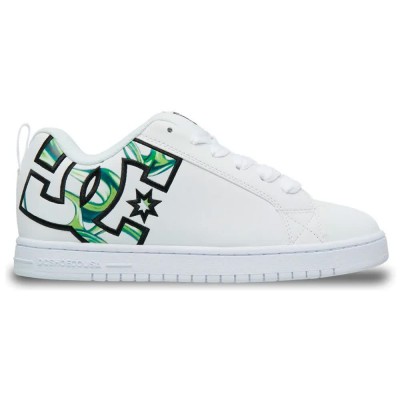 обувки,мъжки,маратонки,дамски,маратонки,dc,shoes,court,graffik,trainers,white,(liquid,fuego,white)