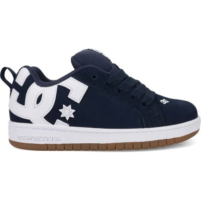 обувки,мъжки,маратонки,дамски,маратонки,dc,shoes,court,graffik,trainers,blue,(navy,white,gum)