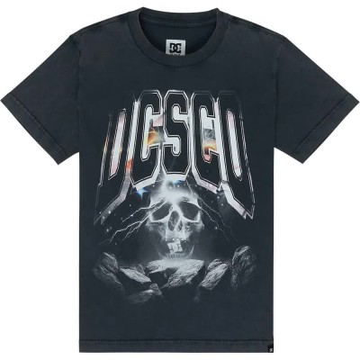 тениска,мъжки,тениски,дамски,тениски,dc,shoes,skull,storm,short,sleeve,t,shirt,black,(black)