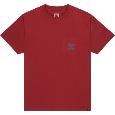 тениска,мъжки,тениски,дамски,тениски,dc,shoes,star,pocket,short,sleeve,t,shirt,red,(brick,red)