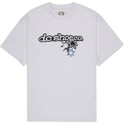 тениска,мъжки,тениски,дамски,тениски,dc,shoes,star,struck,short,sleeve,t,shirt,white,(white)