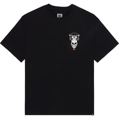 тениска,мъжки,тениски,дамски,тениски,dc,shoes,tiger,bite,short,sleeve,t,shirt,black,(black)