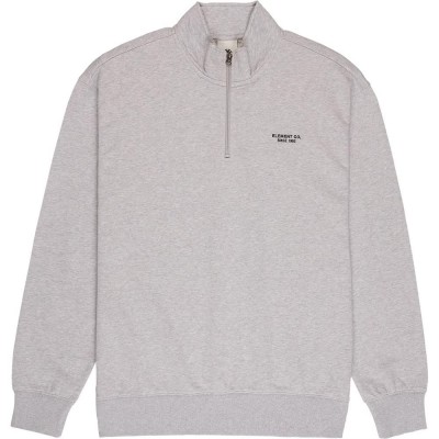 блуза,мъжки,пуловери,element,co,emb,half,zip,sweatshirt,grey,(mid,grey,heather)