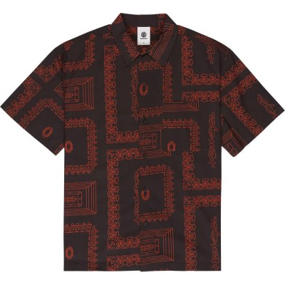 риза,с,къс,ръкав,дамски,ризи,мъжки,ризи,element,elywt00204,regular,fit,short,sleeve,shirt,brown,(outofframe)