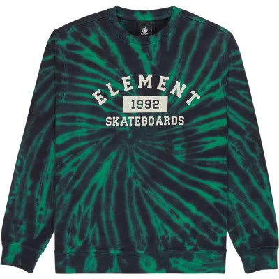 футболна,фланелка,мъжки,пуловери,element,home,team,tie,dye,sweatshirt,green,(fir)