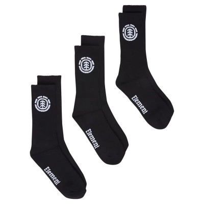 чорапи,мъжки,чорапи,element,icon,socks,3,pairs,black,(flint,black)