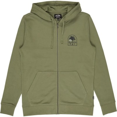 блуза,мъжки,пуловери,billabong,foundation,full,zip,sweatshirt,green,(moss,green)