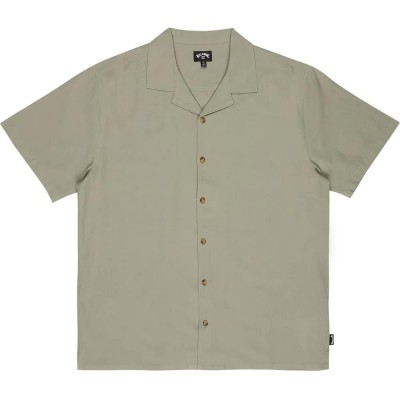 риза,с,къс,ръкав,дамски,ризи,мъжки,ризи,billabong,vacay,linen,short,sleeve,shirt,green,(moss,green)