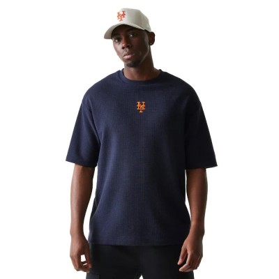 тениска,мъжки,тениски,дамски,тениски,new,era,mlb,waffle,new,york,mets,short,sleeve,t,shirt,blue,(navy)