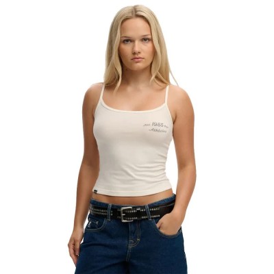 тениска,мъжки,тениски,дамски,тениски,superdry,athletic,essential,graphic,cami,sleeveless,t,shirt,white,(desert,bone,off,white)