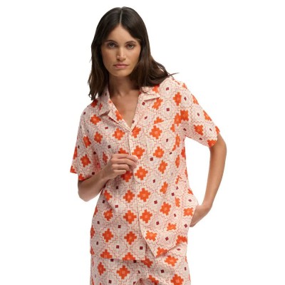риза,с,къс,ръкав,дамски,ризи,мъжки,ризи,superdry,beach,printed,short,sleeve,shirt,white,(sashiko,tile,orange)