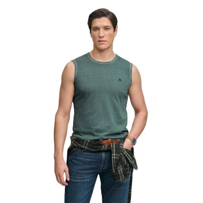 тениска,мъжки,тениски,дамски,тениски,superdry,classic,cotton,linen,sleeveless,t,shirt,green,(olive,branch,green)