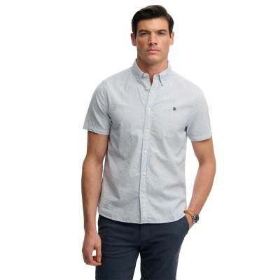 риза,с,къс,ръкав,дамски,ризи,мъжки,ризи,superdry,classic,seersucker,short,sleeve,shirt,blue,(cream,blue)