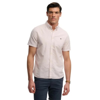 риза,с,къс,ръкав,дамски,ризи,мъжки,ризи,superdry,classic,seersucker,short,sleeve,shirt,beige,(cream,pink)