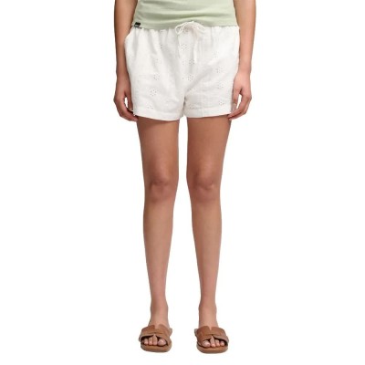къси,панталони,мъжки,панталони,дамски,панталони,superdry,cotton,broderie,beach,shorts,white,(off,white)