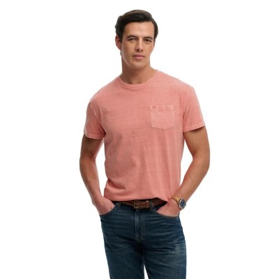тениска,мъжки,тениски,дамски,тениски,superdry,cotton,classic,linen,pocket,short,sleeve,t,shirt,pink,(coastal,coral)