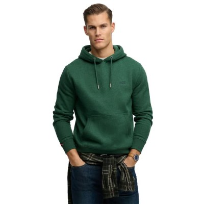 суичър,мъжки,пуловери,superdry,essential,logo,hoodie,green,(pitch,green,marl)