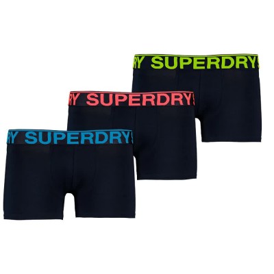 боксерки,мъжко,бельо,superdry,m3110475a,trunk,boxers,3,units,black,(eclipse,navy,neon)