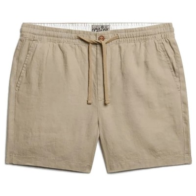 къси,панталони,мъжки,панталони,дамски,панталони,superdry,merchant,linen,shorts,beige,(sand)