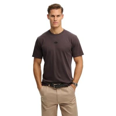 тениска,мъжки,тениски,дамски,тениски,superdry,micro,logo,short,sleeve,t,shirt,brown,(shale,dark,grey)