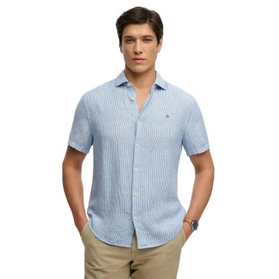 риза,с,къс,ръкав,дамски,ризи,мъжки,ризи,superdry,riviera,linen,short,sleeve,shirt,blue,(blue,chalk,stripe)