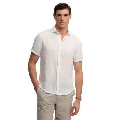 риза,с,къс,ръкав,дамски,ризи,мъжки,ризи,superdry,riviera,linen,short,sleeve,shirt,white,(optic)