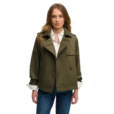 палто,мъжки,якета,superdry,short,trench,coat,green,(dusty,olive,green)