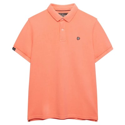 мъжки,блузи,с,яка,superdry,vintage,destroy,short,sleeve,polo,orange,(coral,neon)