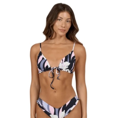 дамски,бански,костюми,salty,crew,bloomed,tri,bikini,top,multicolor,(black)