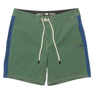 бански,гащета,мъжки,бански,костюми,salty,crew,channel,boardshort,swimming,shorts,green,(mid,green)