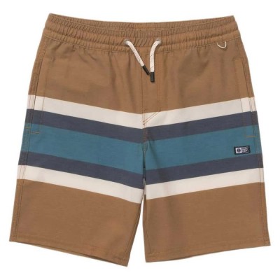 бански,гащета,детски,бански,костюми,salty,crew,crew,stripe,volley,swimming,shorts,brown,(bronze,brown)