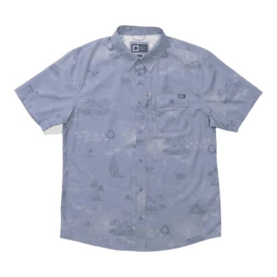 риза,с,къс,ръкав,дамски,ризи,мъжки,ризи,salty,crew,flagship,uv,button,up,short,sleeve,shirt,blue,(tradewinds)