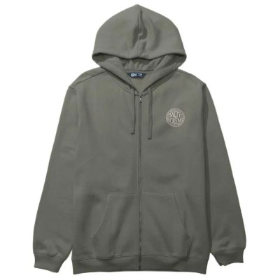 блуза,мъжки,пуловери,salty,crew,global,full,zip,sweatshirt,green,(dusty,olive)