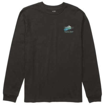 тениска,мъжки,тениски,дамски,тениски,salty,crew,mahi,surface,long,sleeve,t,shirt,black,(black)