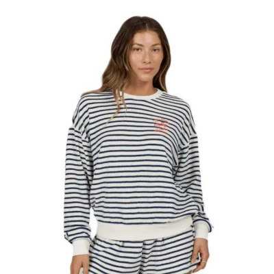 блуза,дамски,блузи,salty,crew,schooner,crew,sweatshirt,white,(bright,navy)