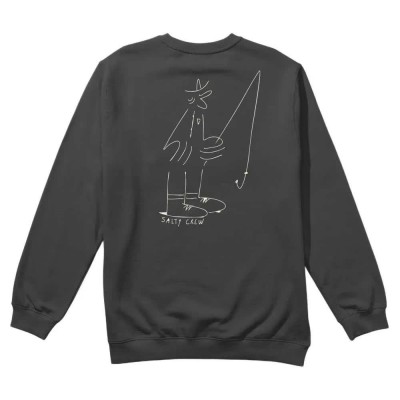 блуза,мъжки,пуловери,salty,crew,swivel,lb,crewneck,sweatshirt,black,(pirate,black)