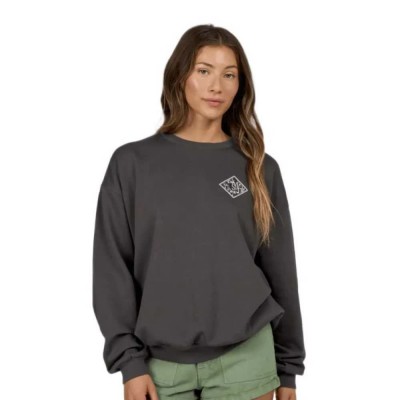 блуза,дамски,блузи,salty,crew,tippet,crew,sweatshirt,grey,(charcoal)