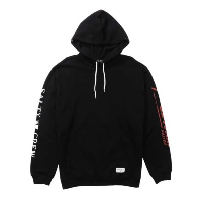 суичър,мъжки,пуловери,salty,crew,whaler,icon,hoodie,black,(black)