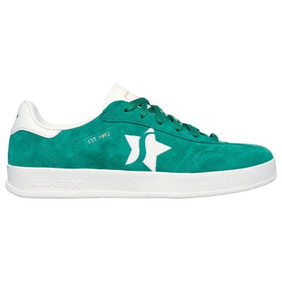 маратонки,мъжки,маратонки,дамски,маратонки,skechers,academy,court,charm,trainers,green,(green,leather,trim)