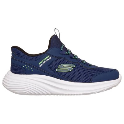 маратонки,мъжки,маратонки,дамски,маратонки,skechers,bounder,pro,trainers,blue,(navy,synthetic,textile,lime,trim)
