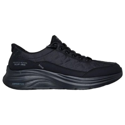 маратонки,мъжки,маратонки,дамски,маратонки,skechers,contour,foam,cozy,fit,trainers,black,(black,mesh,duraleather,trim)