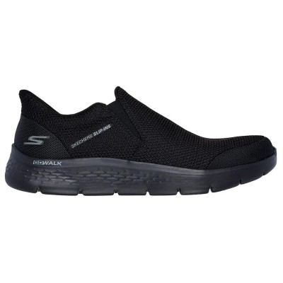 обувки,мъжки,маратонки,дамски,маратонки,skechers,go,walk,flex,ojai,slip,on,shoes,black,(black,textile)