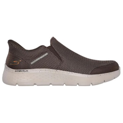 обувки,мъжки,маратонки,дамски,маратонки,skechers,go,walk,flex,ojai,slip,on,shoes,brown,(khaki,textile)