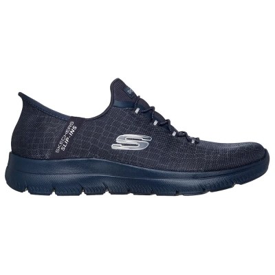 маратонки,мъжки,маратонки,дамски,маратонки,skechers,summits,classy,night,trainers,blue,(dark,navy,mesh,silver,trim)