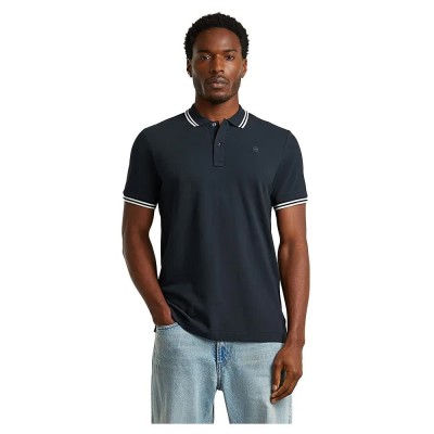 блуза,с,яка,мъжки,блузи,с,яка,g,star,dunda,slim,stripe,short,sleeve,polo,blue,(salute)