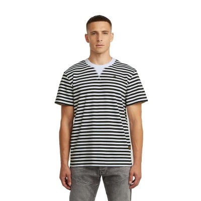 тениска,мъжки,тениски,дамски,тениски,g,star,nifous,stripe,short,sleeve,t,shirt,white,black,(white,dark,black,stripe)