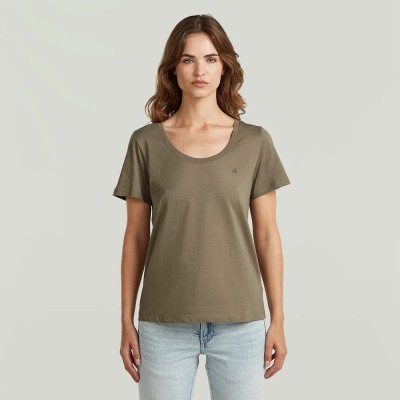 тениска,мъжки,тениски,дамски,тениски,g,star,scoop,short,sleeve,t,shirt,beige,grey,(turf)