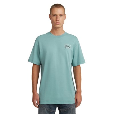 тениска,мъжки,тениски,дамски,тениски,g,star,script,short,sleeve,t,shirt,blue,(mineral,blue)