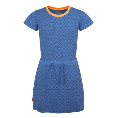 рокля,дамски,поли,и,рокли,trollkids,noresund,short,sleeve,dress,blue,(cornflower,mystic,blue,coral,haze)